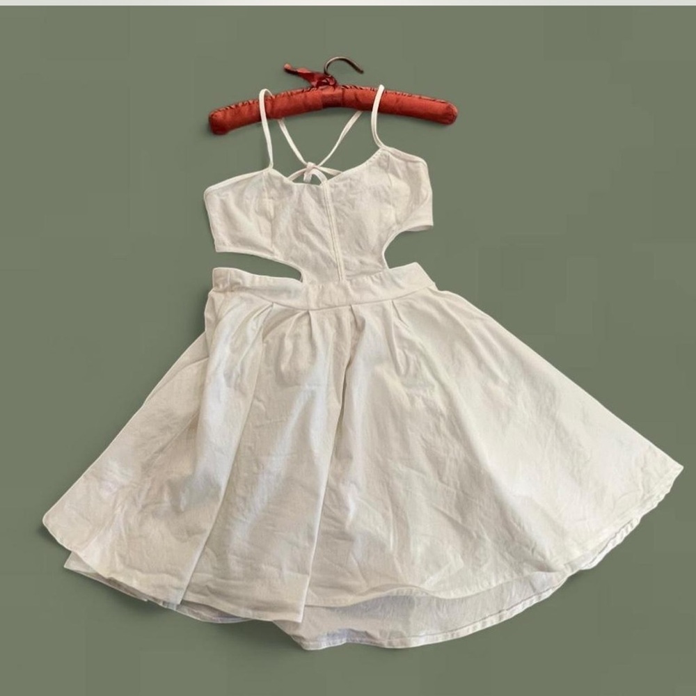 Charlotte Russe Ivory Cut Out Dress - Picture 1 of 7
